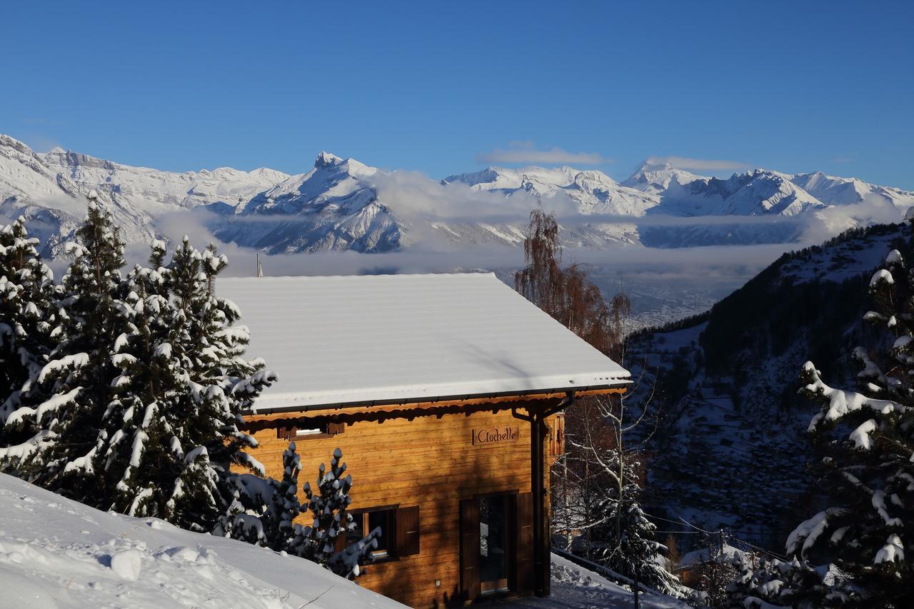 Chalet Clochette 4 Valles-Verbier ลาซูมาซ ภายนอก รูปภาพ