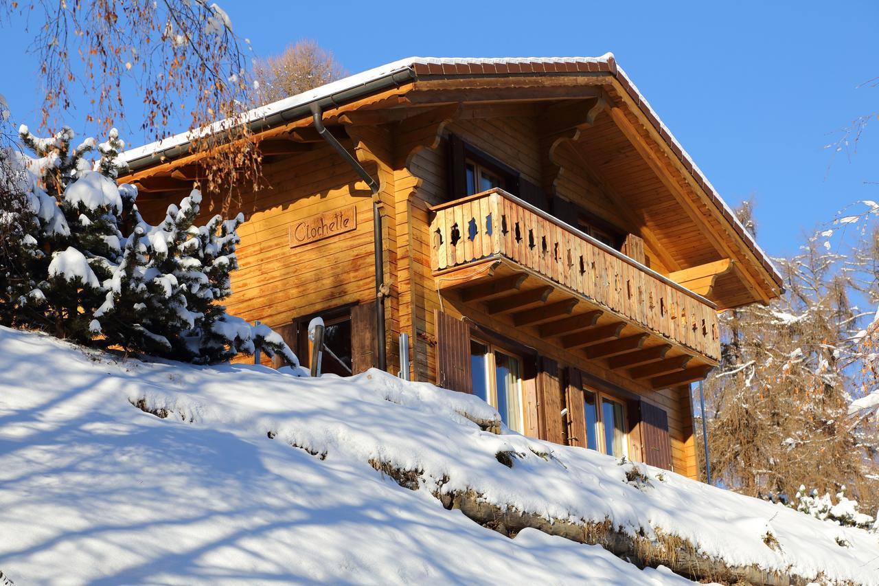 Chalet Clochette 4 Valles-Verbier ลาซูมาซ ภายนอก รูปภาพ