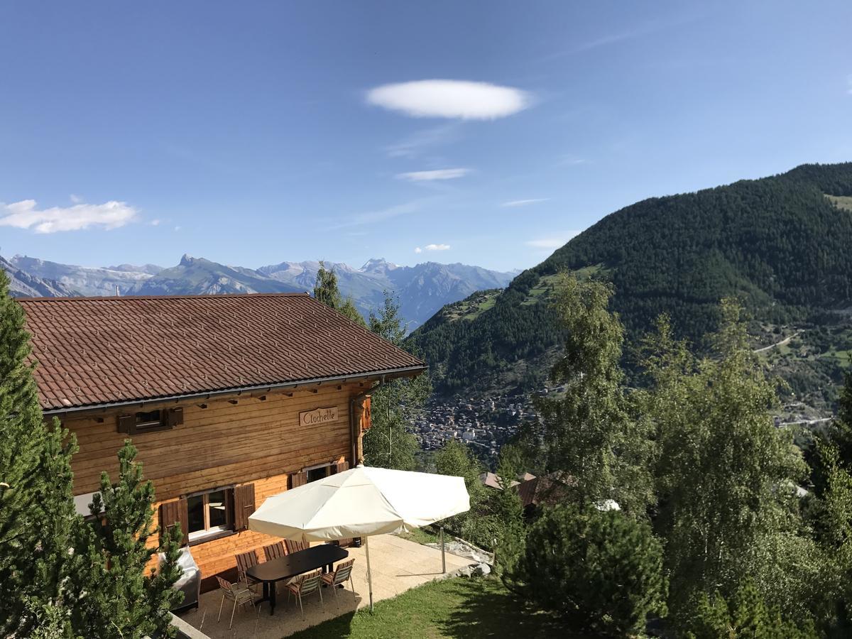 Chalet Clochette 4 Valles-Verbier ลาซูมาซ ภายนอก รูปภาพ